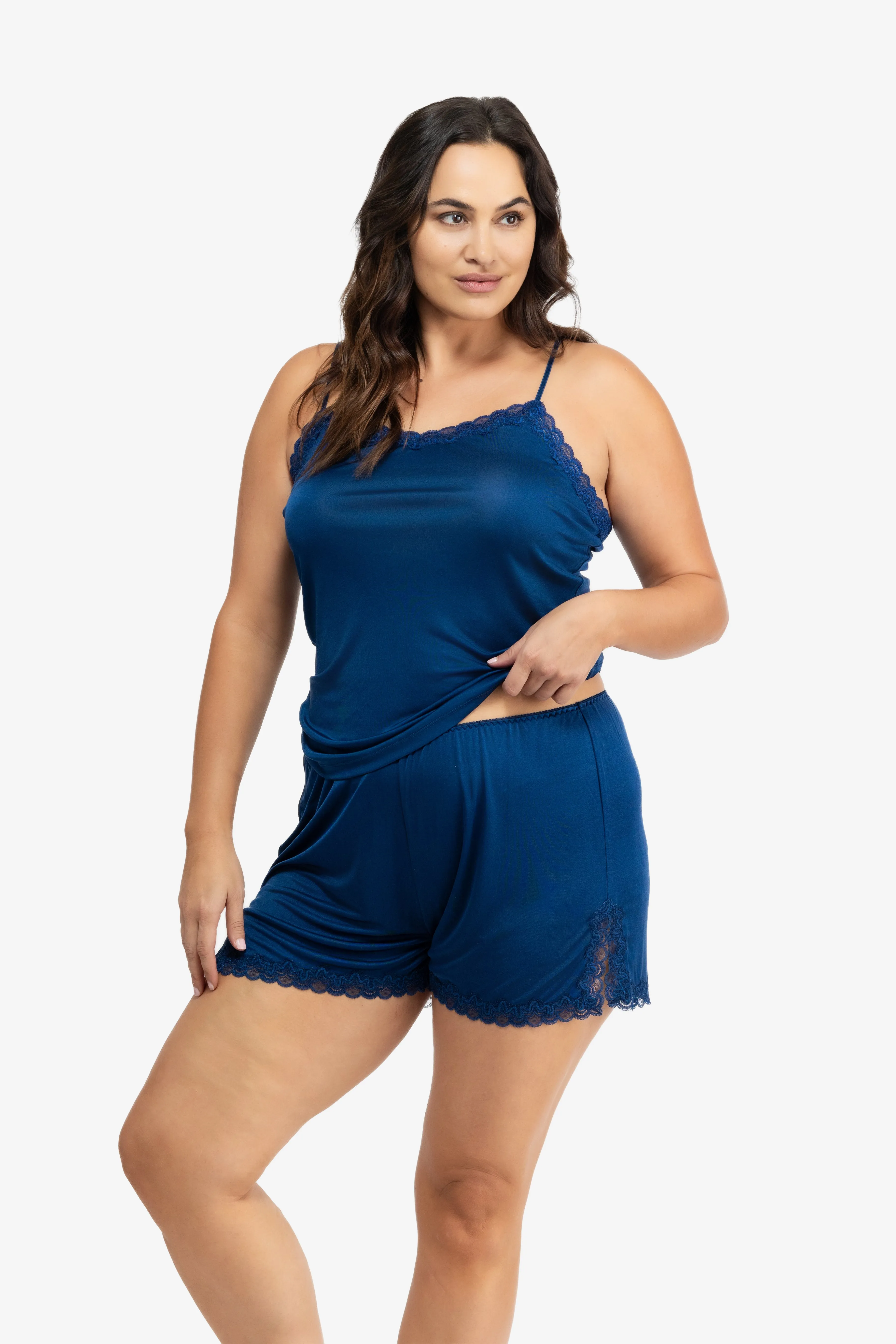 Soft Silk Sleep Short sold by Uwila Warrior product image thumbnail 3