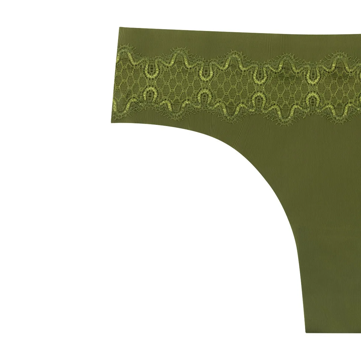 Soft Seamless Thongs with Lace sold by Uwila Warrior product image thumbnail 2