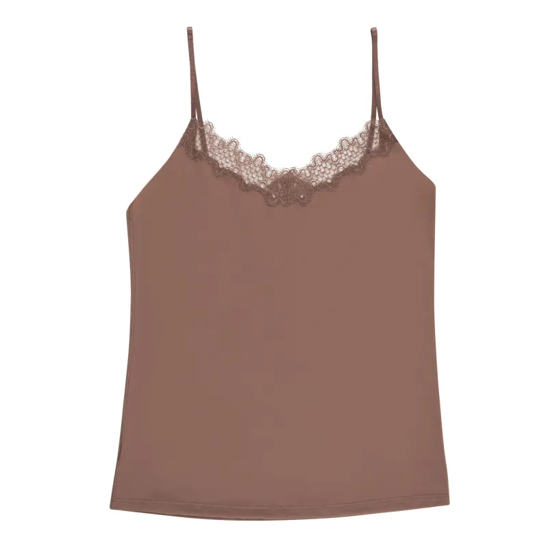 Soft Seamless Camisole with Lace sold by Uwila Warrior