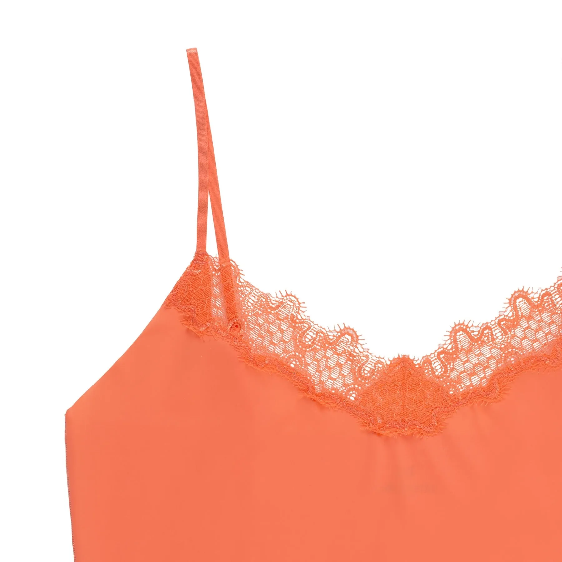 Soft Seamless Camisole with Contrast Lace sold by Uwila Warrior product image thumbnail 2