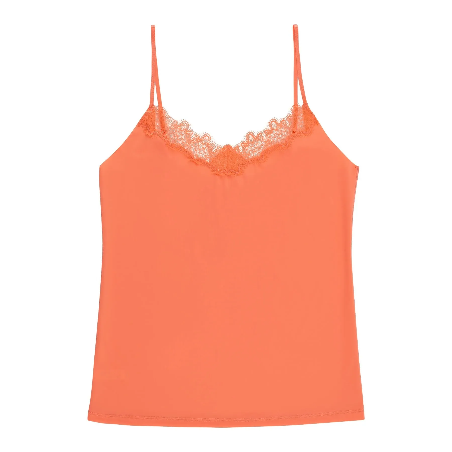 Soft Seamless Camisole with Contrast Lace sold by Uwila Warrior