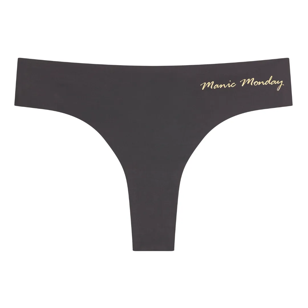 Soft Seamless Days of the Week Thong sold by Uwila Warrior