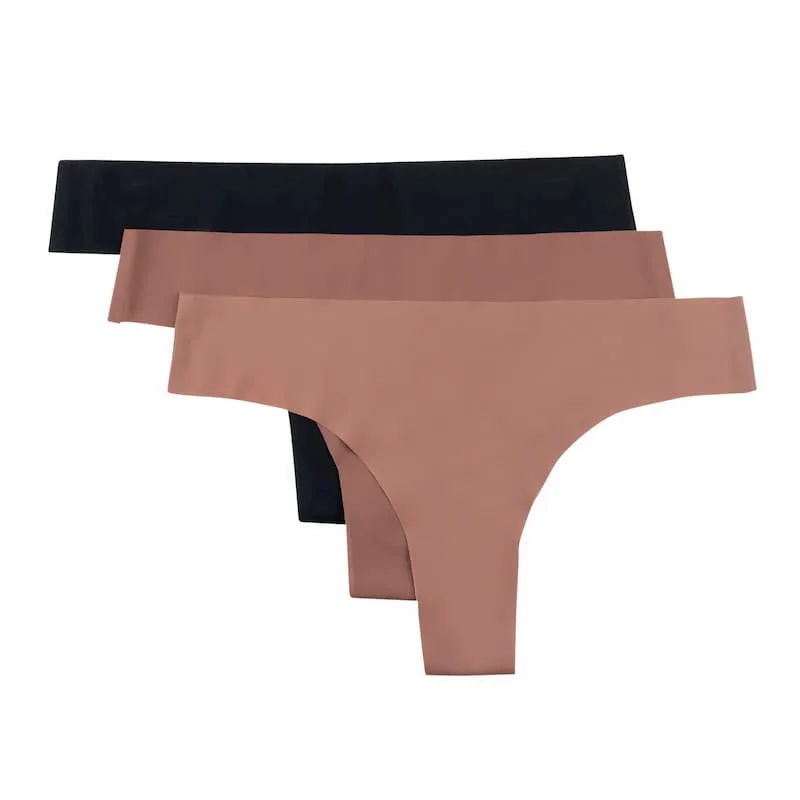 Soft Seamless Thong 3-Pack Bundles sold by Uwila Warrior