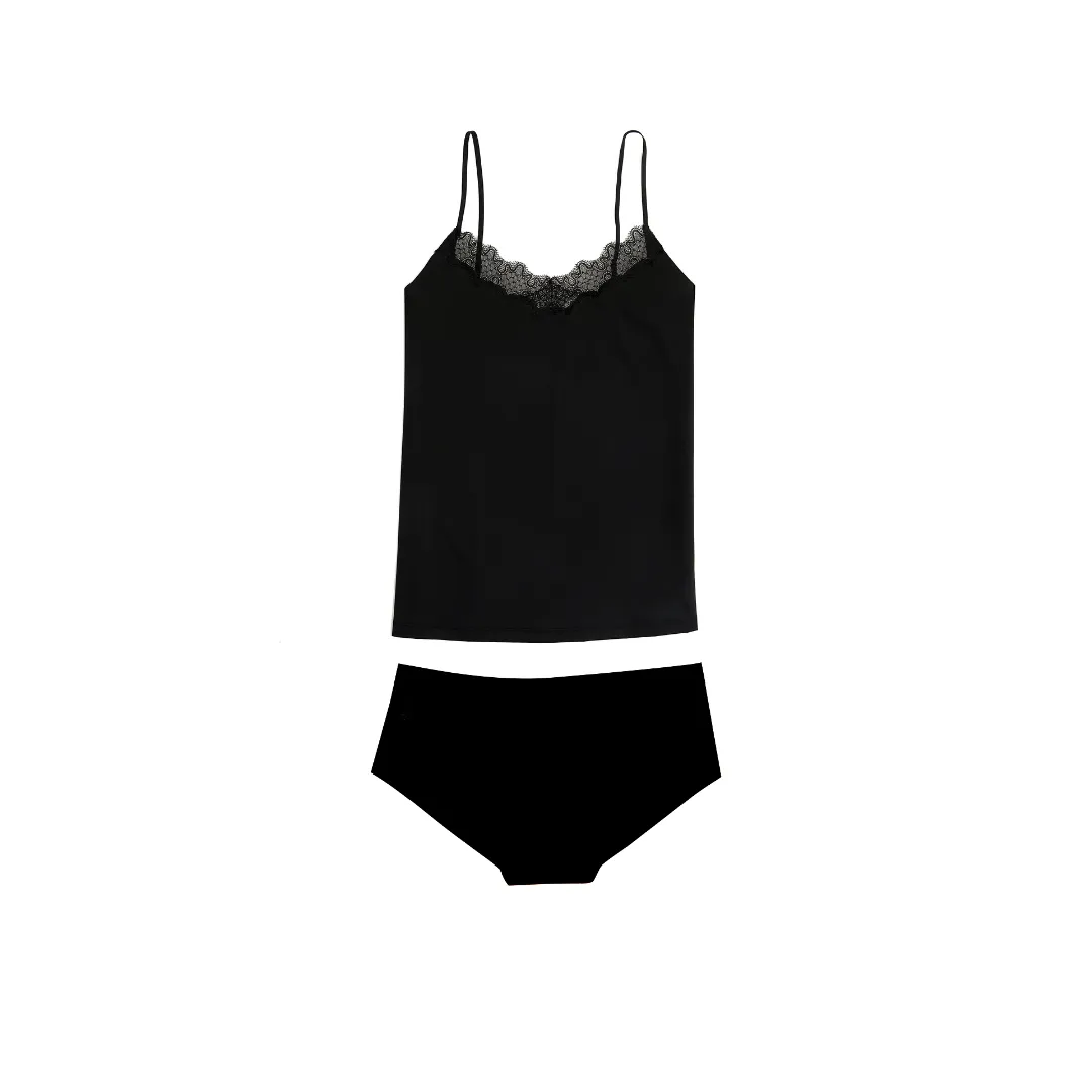 Soft Seamless Briefs and Cami Set with Lace sold by Uwila Warrior product image thumbnail 5