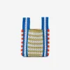 Stripe Mini Raffia Bag sold by Verloop LLC