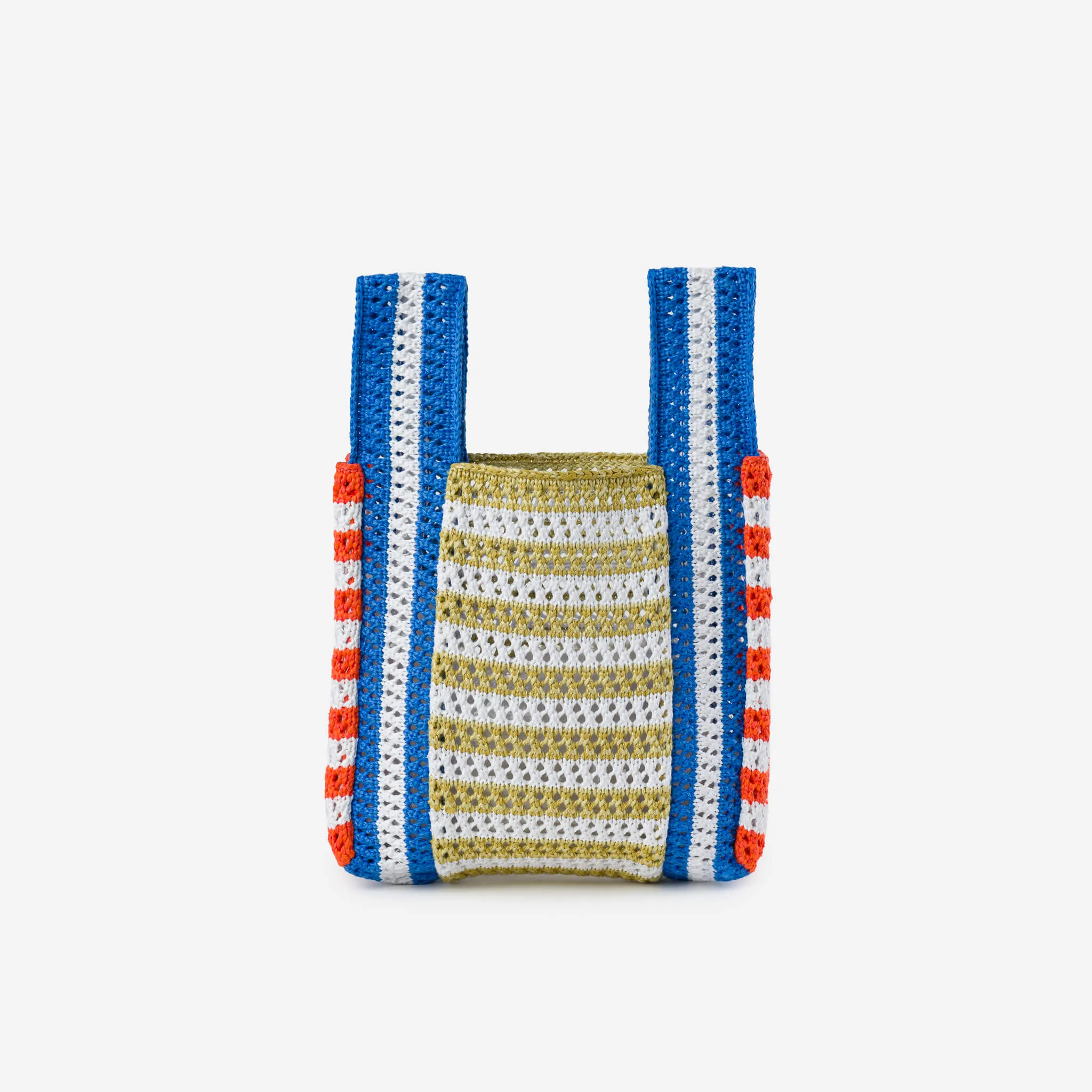 Stripe Mini Raffia Bag sold by Verloop LLC product image thumbnail 3