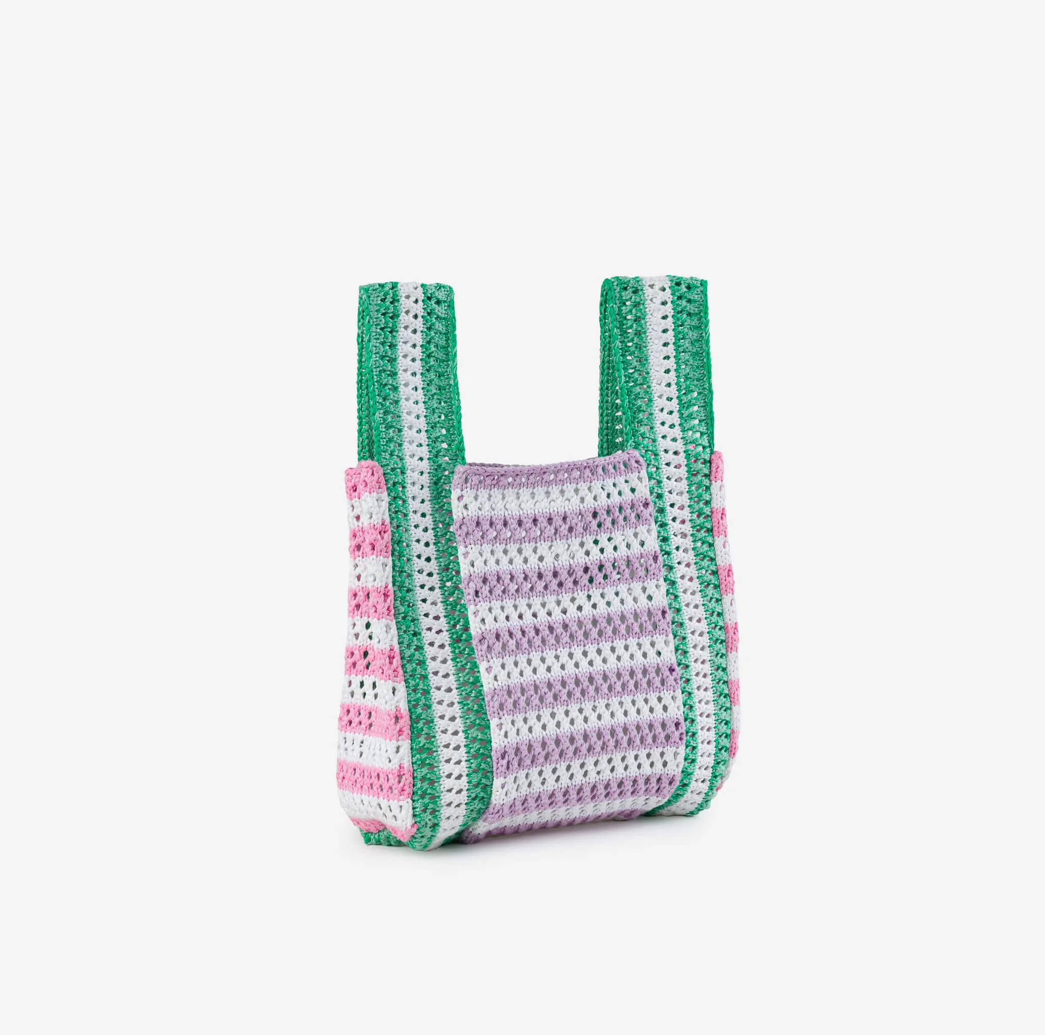 Stripe Mini Raffia Bag sold by Verloop LLC product image thumbnail 2