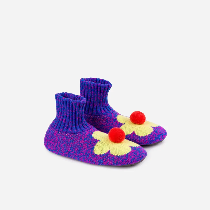 Flower Knit Sock Slippers sold by Verloop LLC