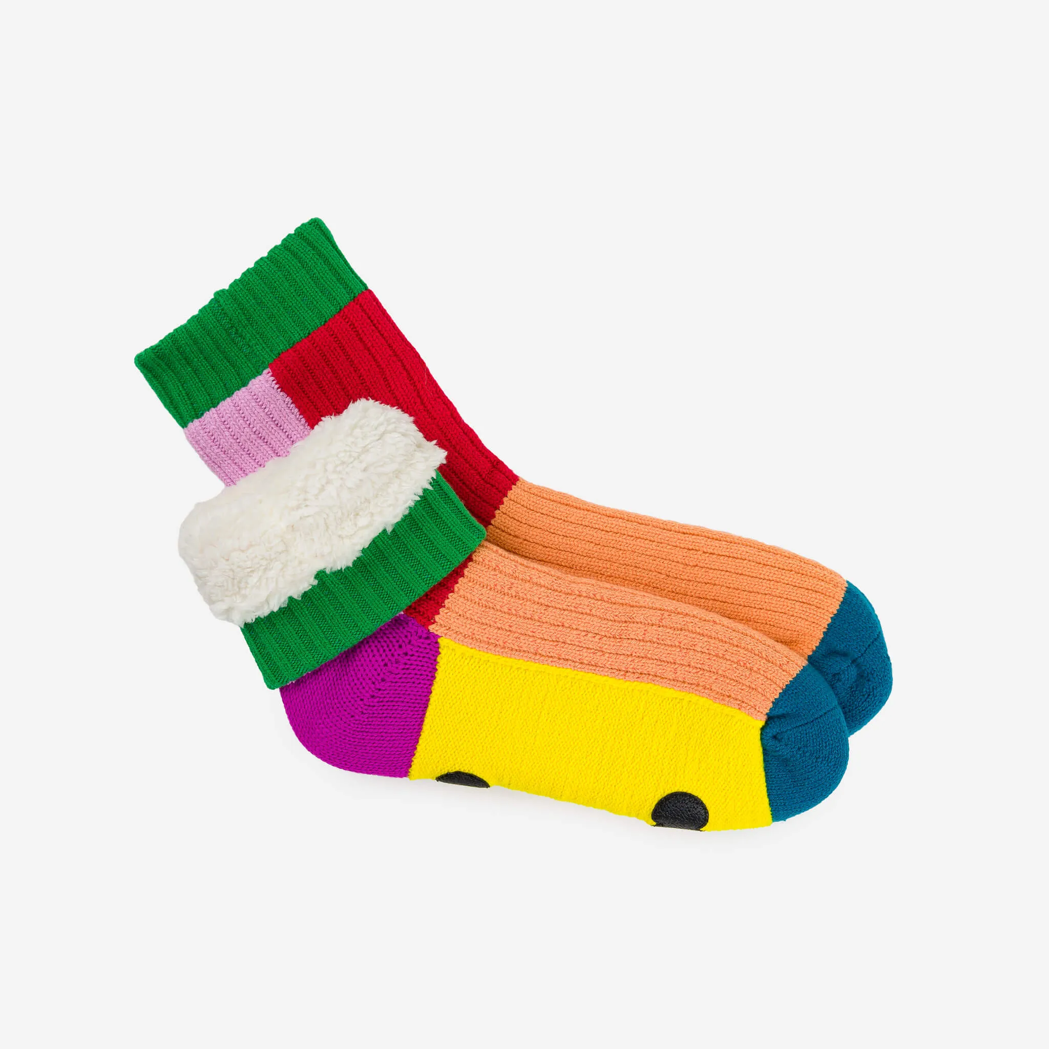 Kaleidoscope Knit House Socks sold by Verloop LLC product image thumbnail 3