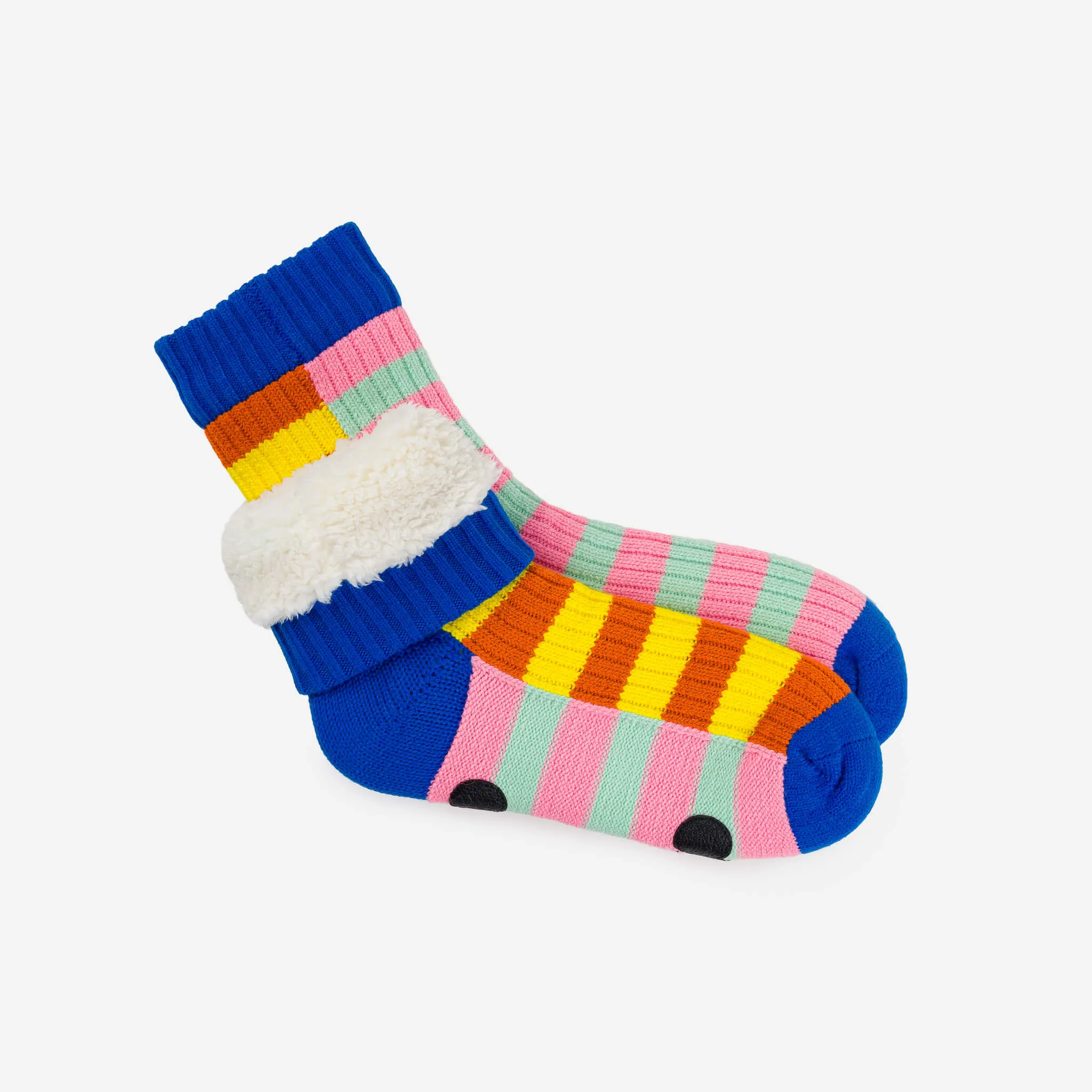 Super Stripe Knit House Socks sold by Verloop LLC product image thumbnail 3