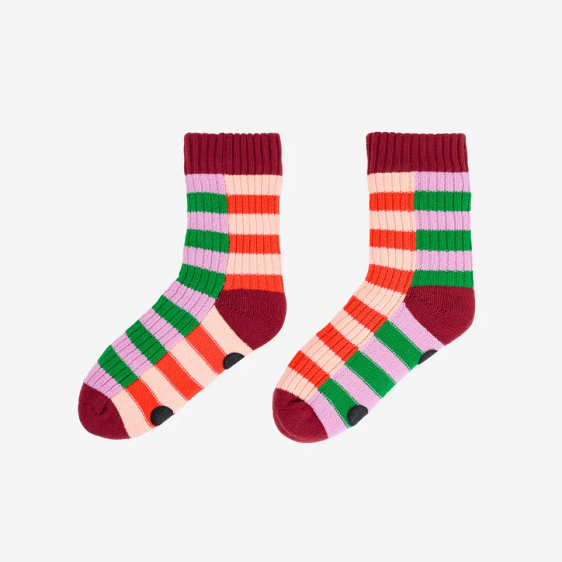 Super Stripe Knit House Socks sold by Verloop LLC