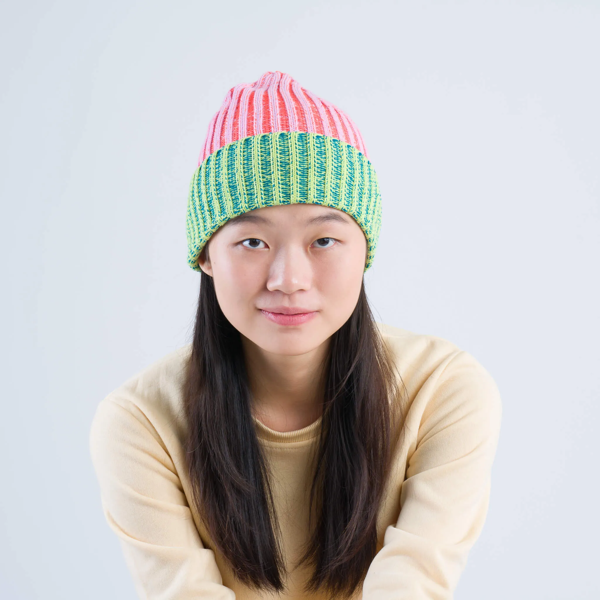 Big Stripe Beanie sold by Verloop LLC product image thumbnail 4
