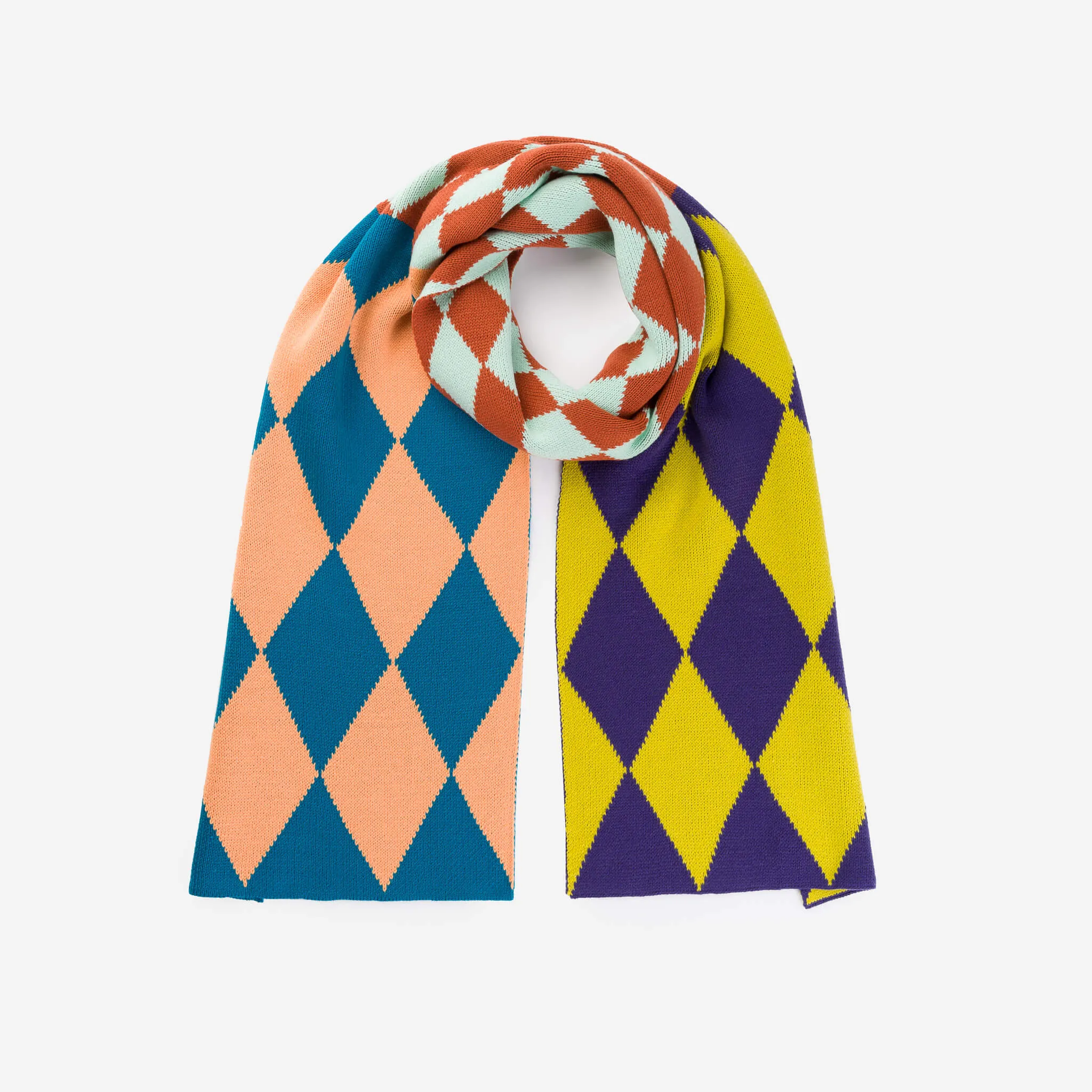 Harlequin Big Knit Scarf sold by Verloop LLC product image thumbnail 2