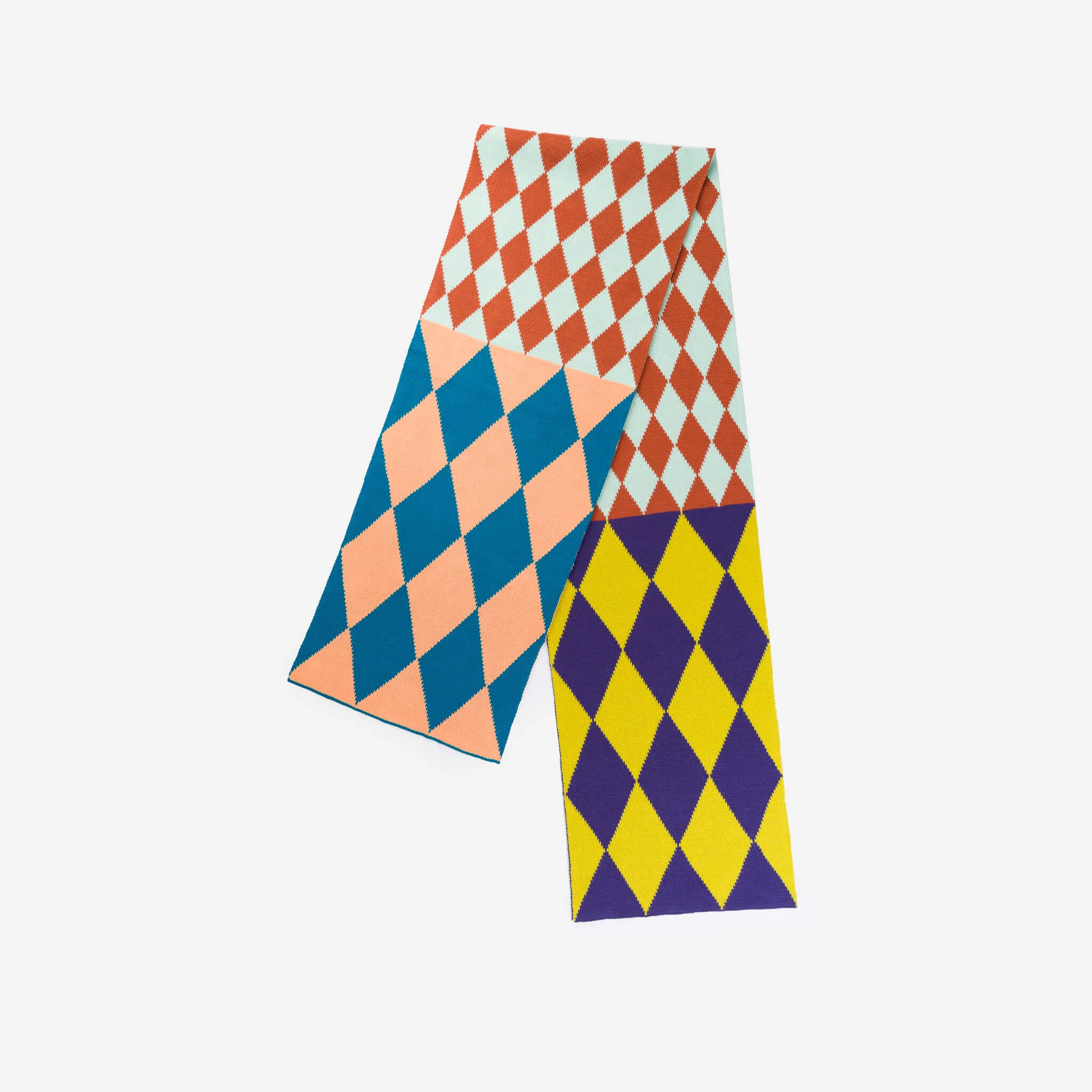 Harlequin Big Knit Scarf sold by Verloop LLC product image thumbnail 3