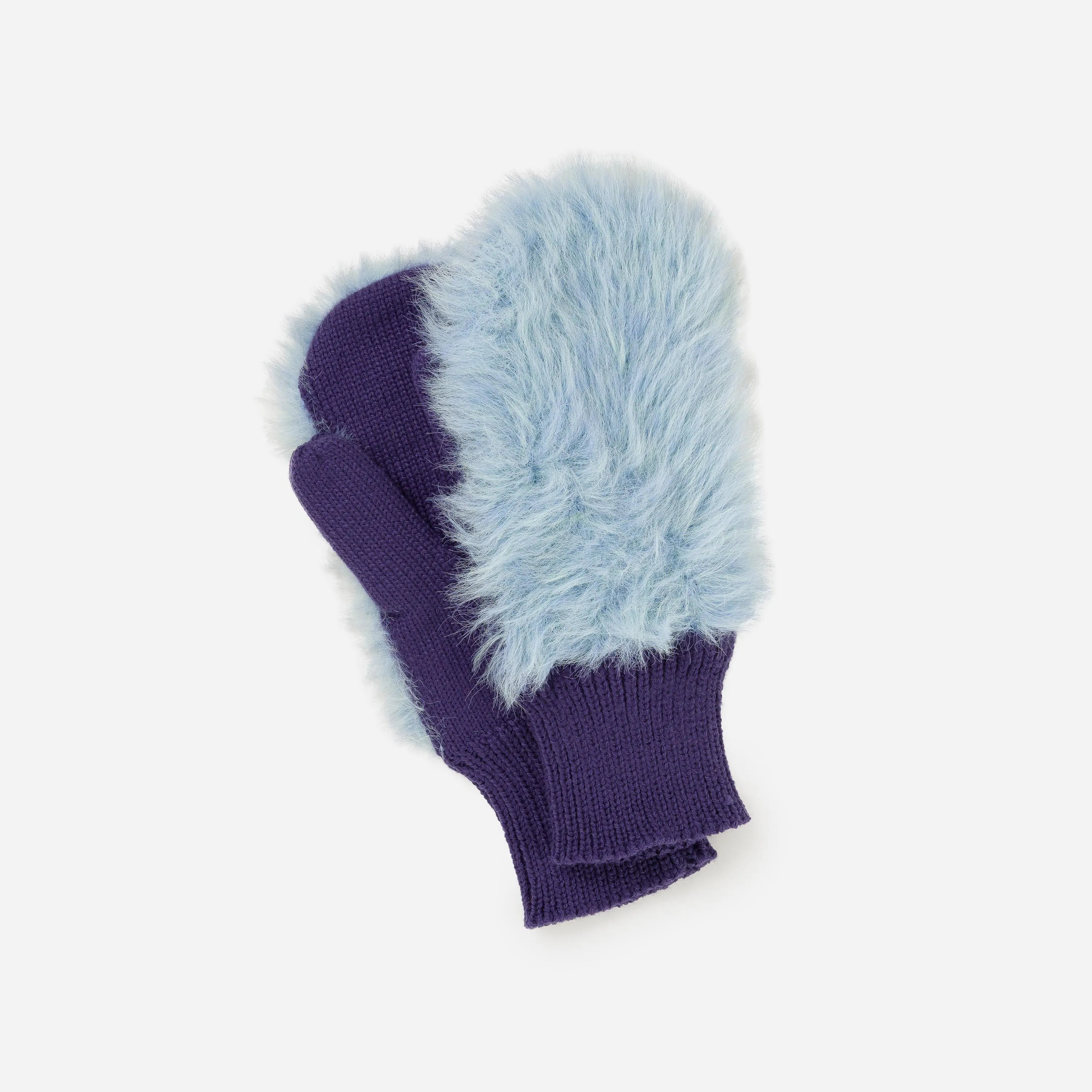 Faux Fur Knit Mittens sold by Verloop LLC product image thumbnail 5