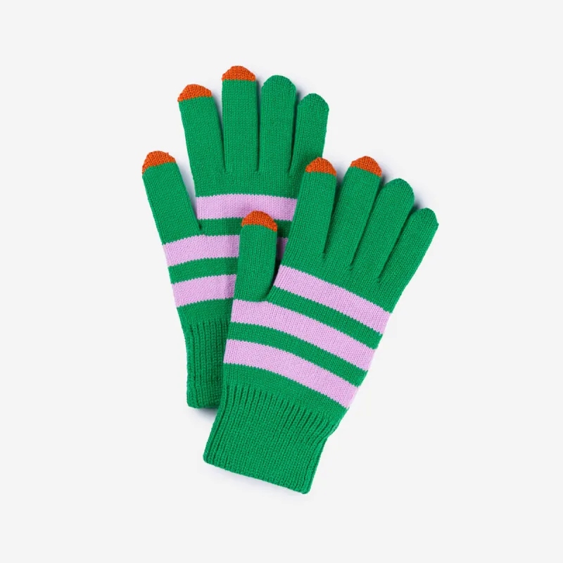 Stripe Touchscreen Gloves sold by Verloop LLC