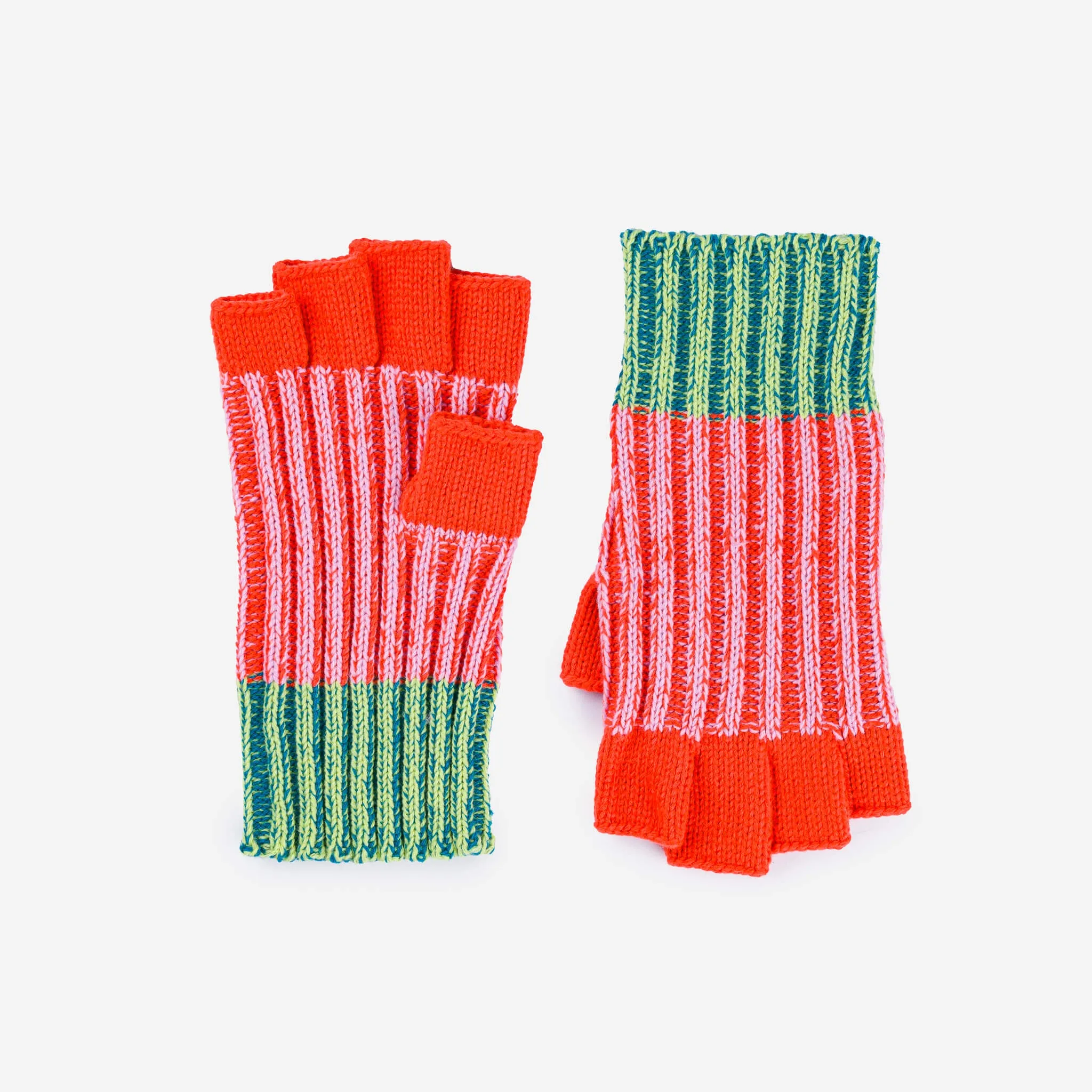 Big Stripe Fingerless Gloves sold by Verloop LLC