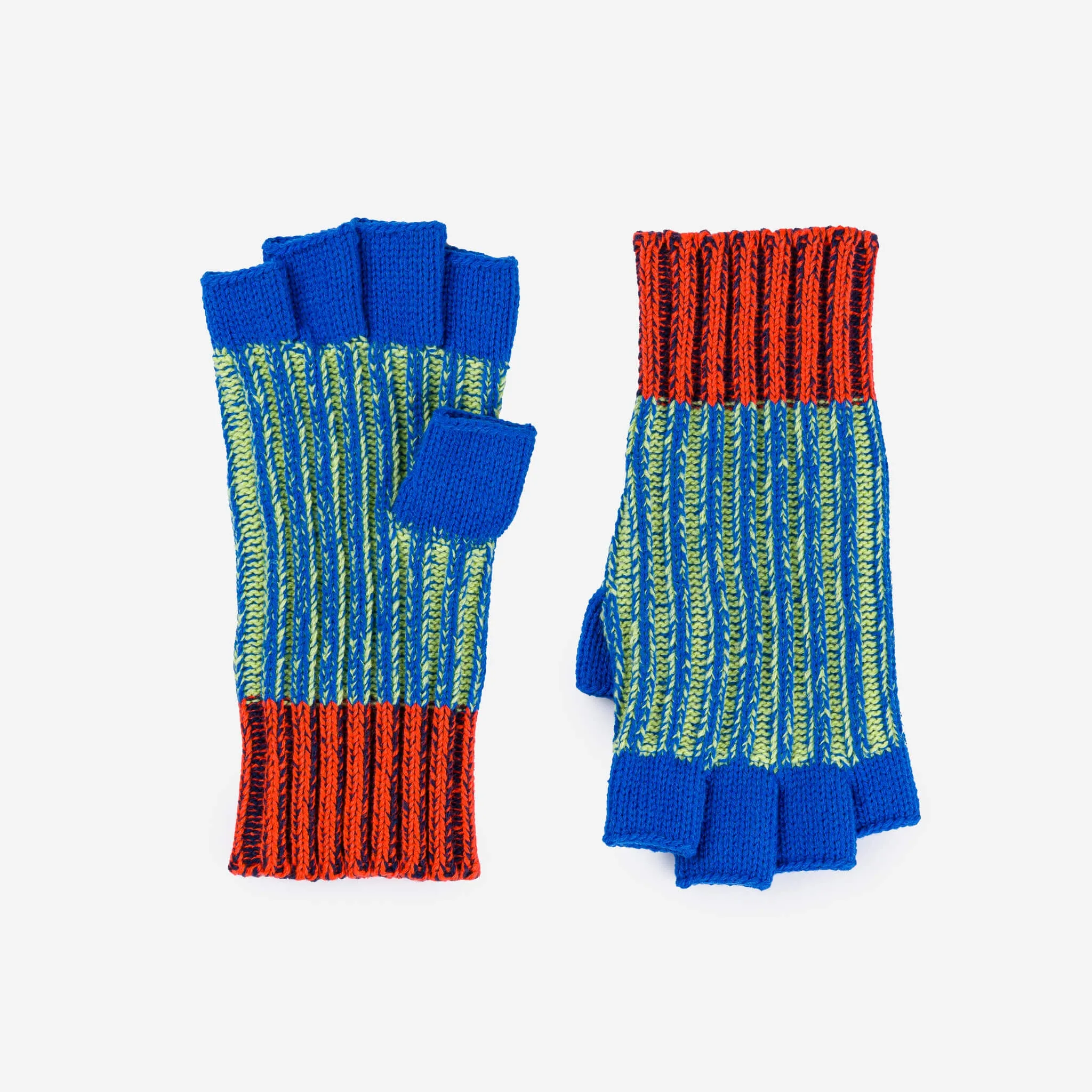 Big Stripe Fingerless Gloves sold by Verloop LLC product image thumbnail 2