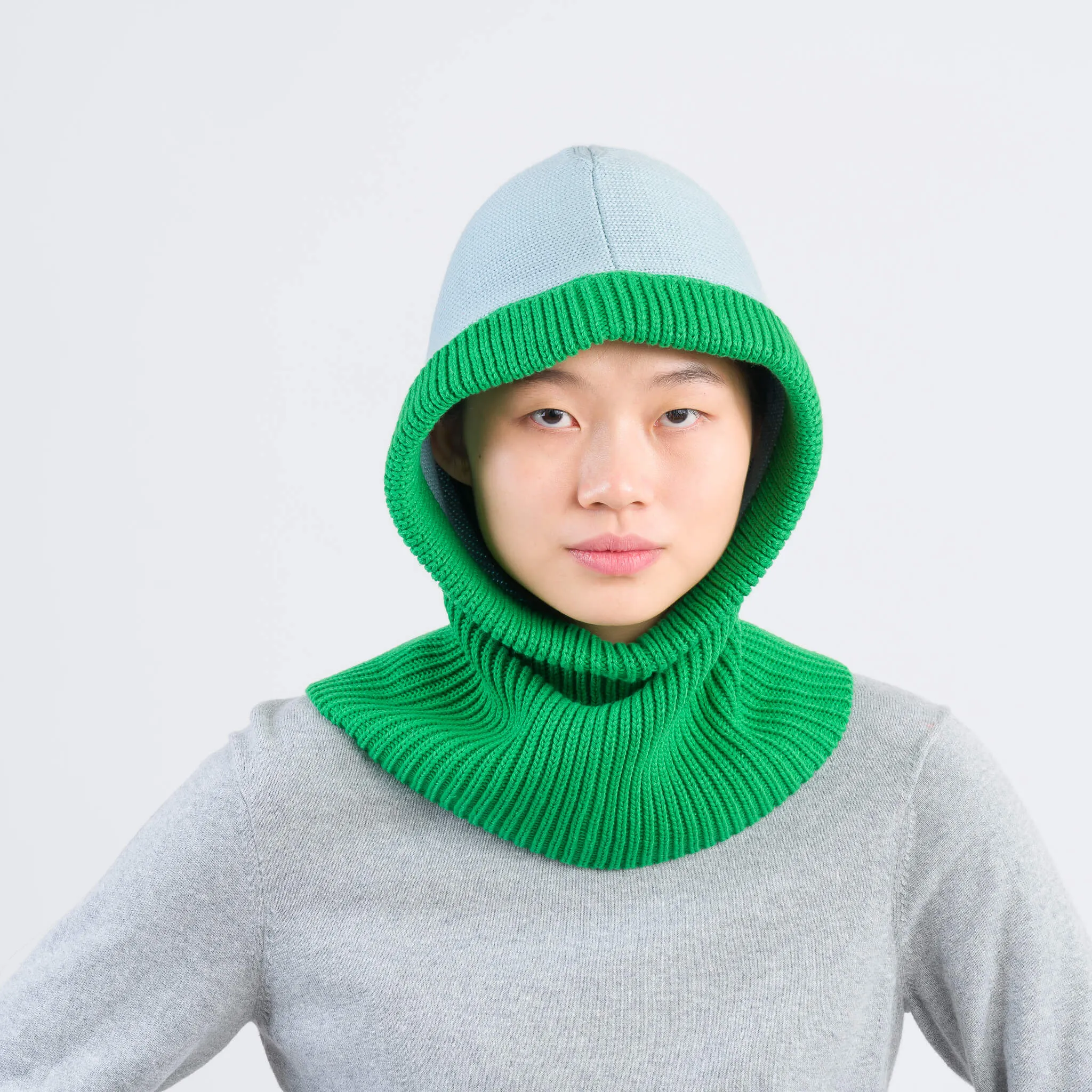 Colorblock Knit Hood sold by Verloop LLC product image thumbnail 5