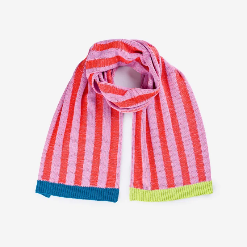 Big Stripe Knit Scarf made by Verloop LLC