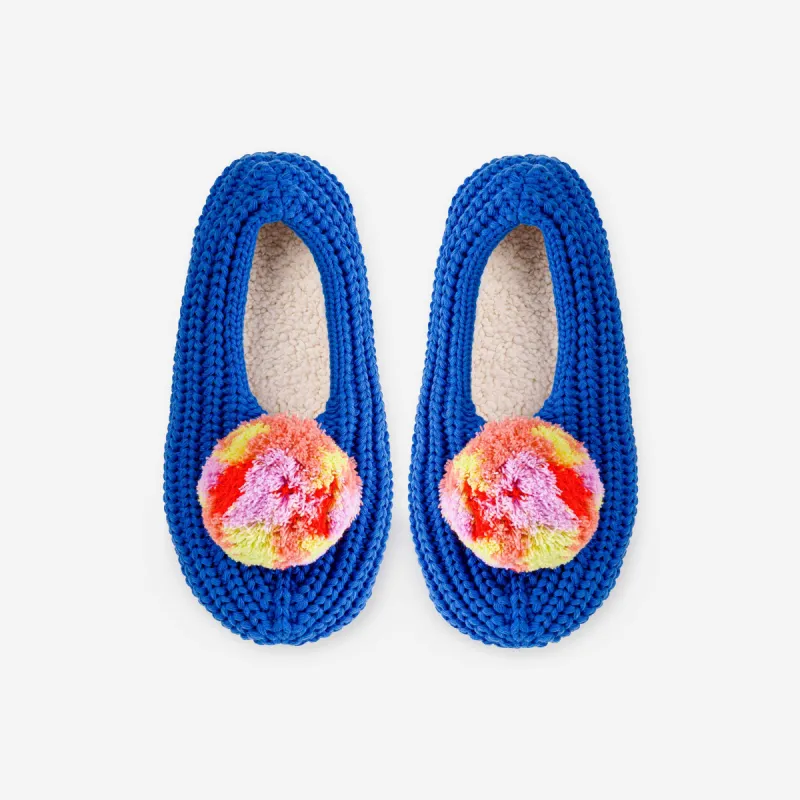 Marble Pom Knit Slippers sold by Verloop LLC