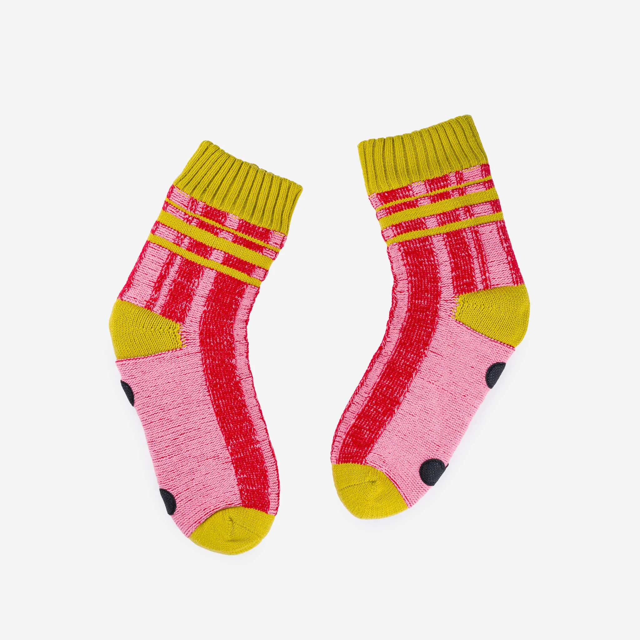 Plaid Stripe House Socks sold by Verloop LLC product image thumbnail 5