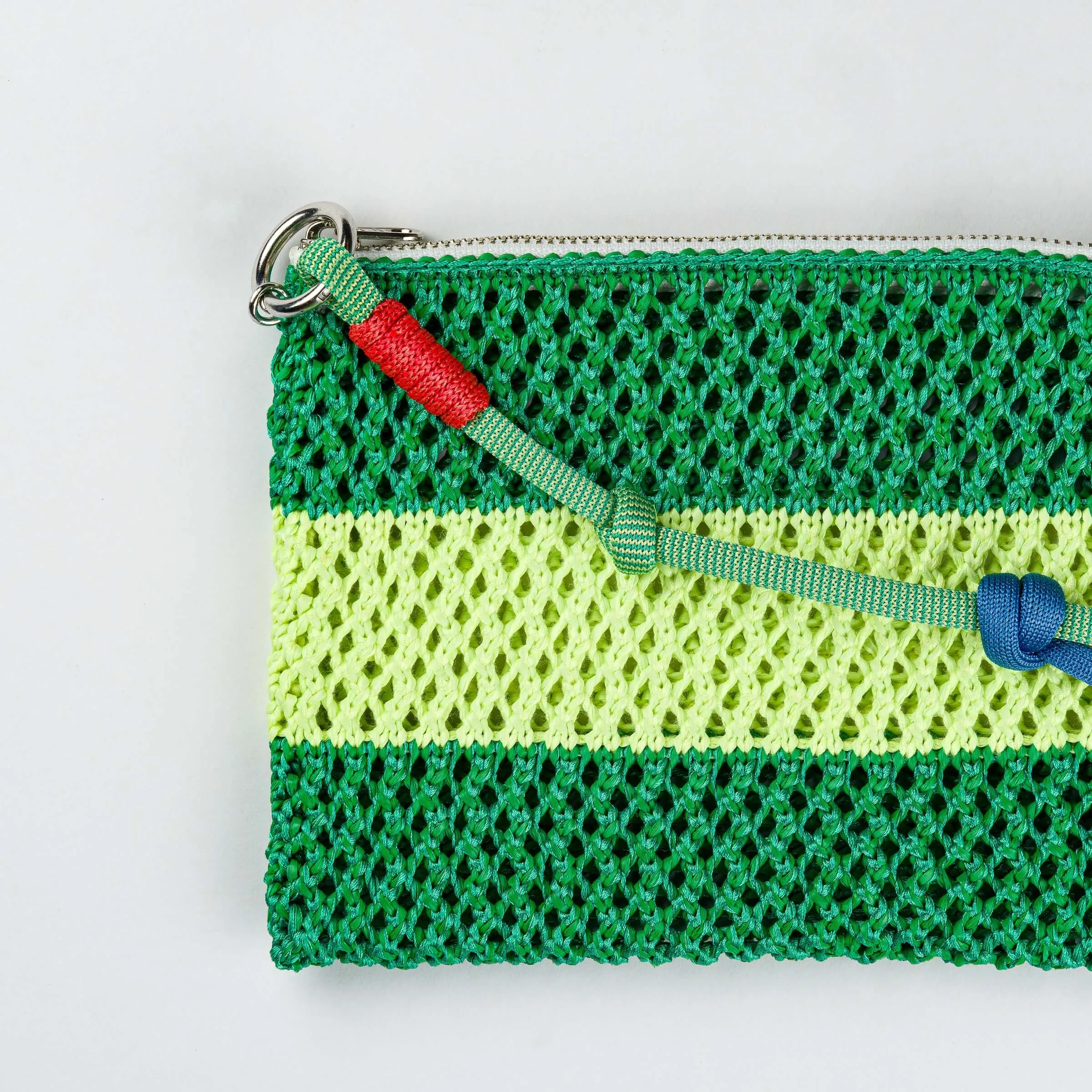 Stripe Raffia Pouch sold by Verloop LLC product image thumbnail 3