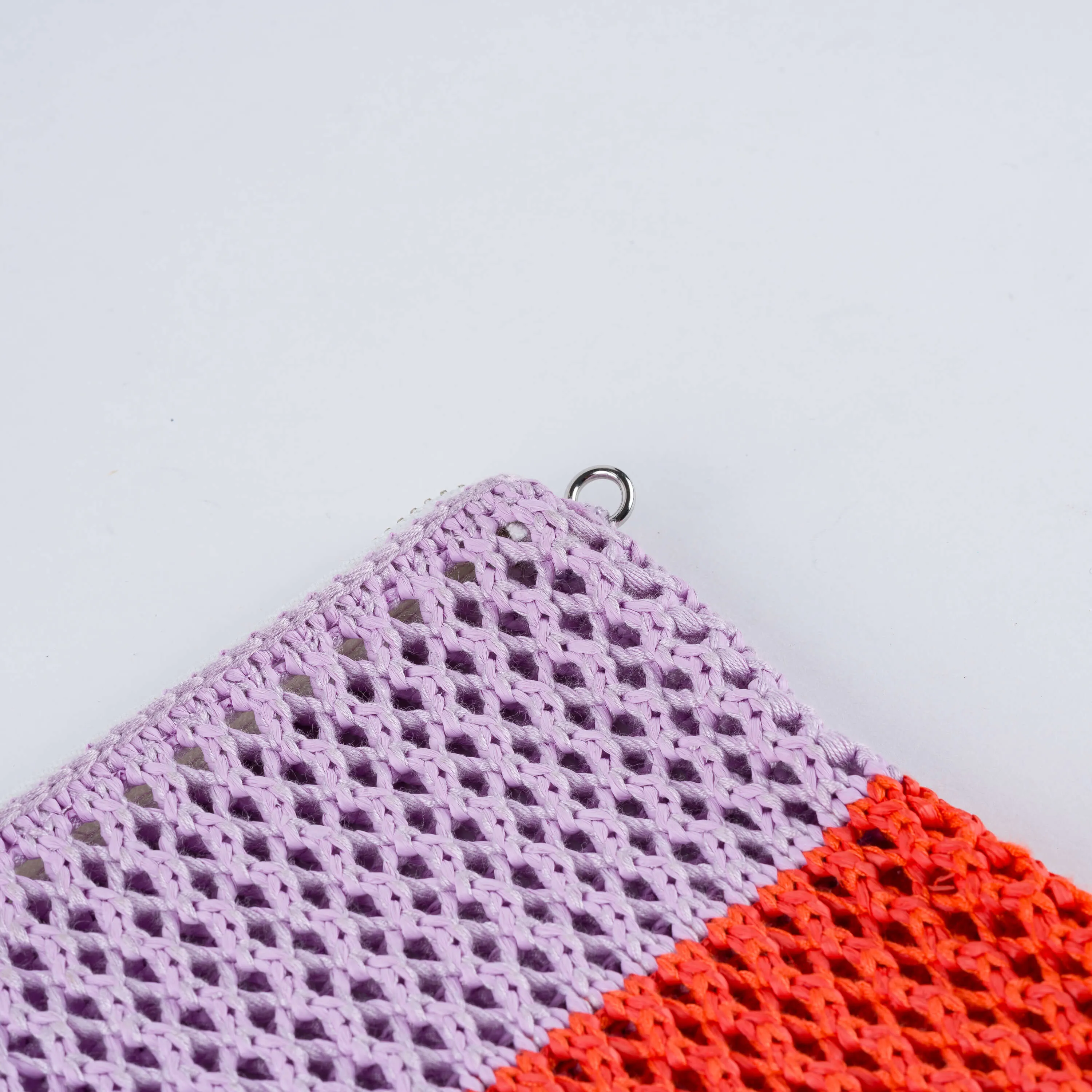 Colorblock Raffia Pouch sold by Verloop LLC product image thumbnail 3