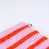 Super Stripe Knit Pouch sold by Verloop LLC