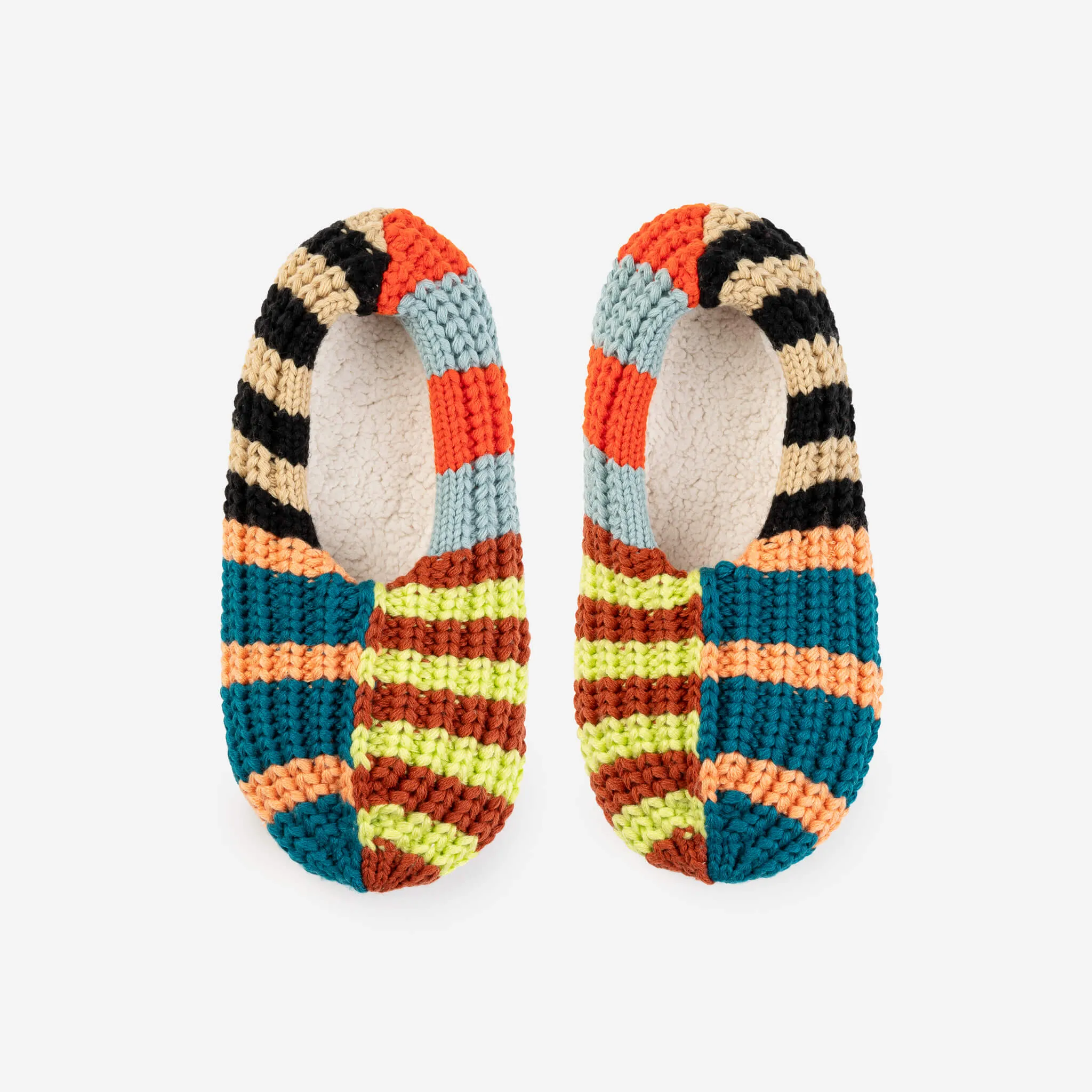 Patchwork Stripe Rib Slippers sold by Verloop LLC product image thumbnail 5