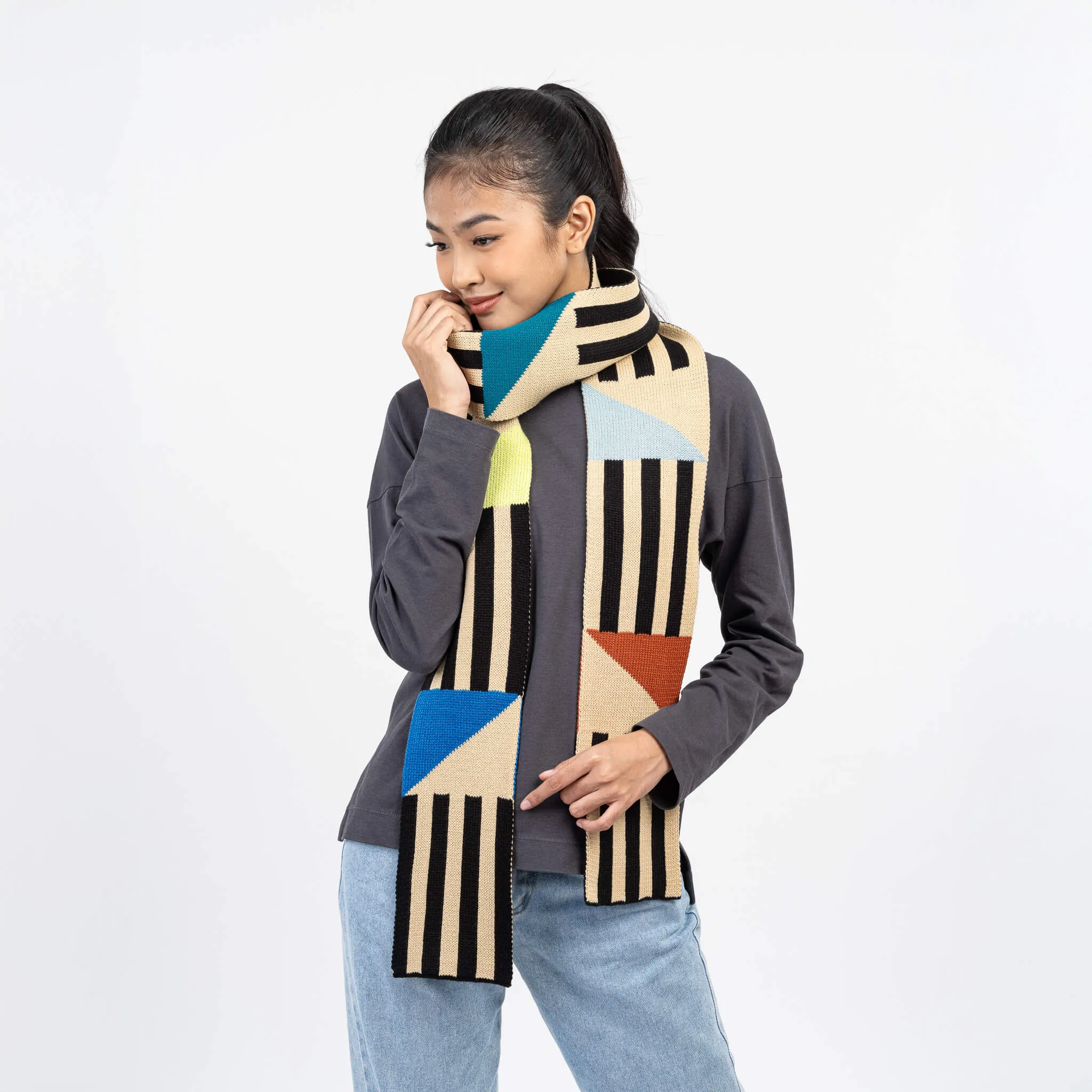 Sailboat Skinny Scarf sold by Verloop LLC product image thumbnail 4
