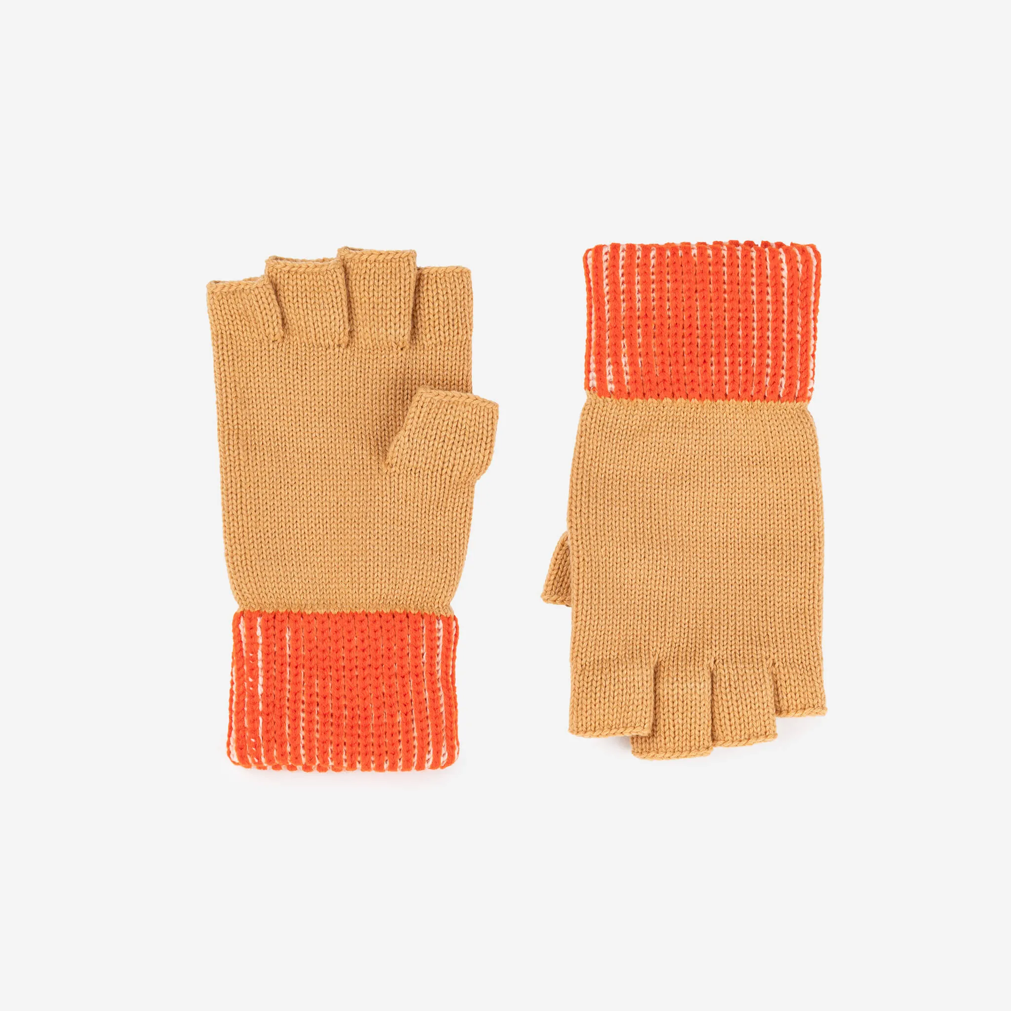 Stripe Cuff Fingerless Gloves sold by Verloop LLC product image thumbnail 4