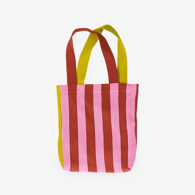 Super Stripe Knit Tote made by Verloop LLC