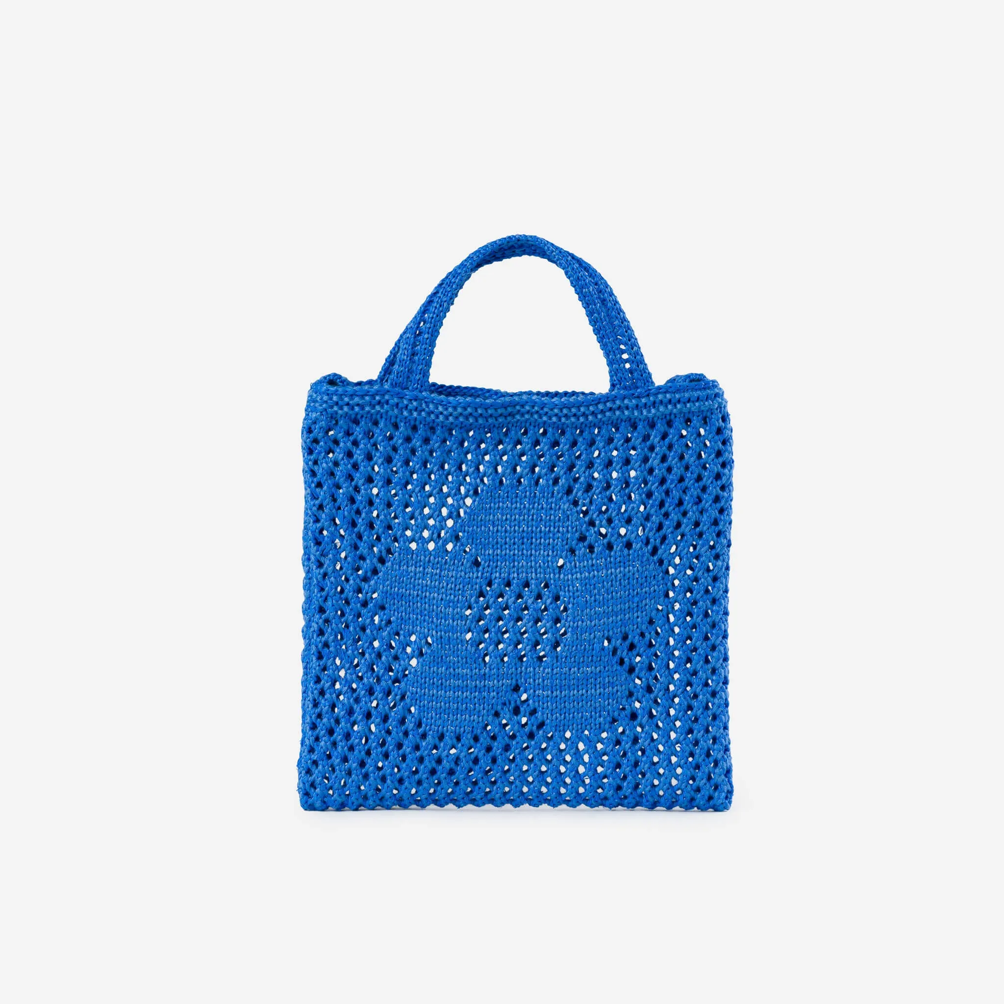 Flower Raffia Mini Tote sold by Verloop LLC product image thumbnail 4