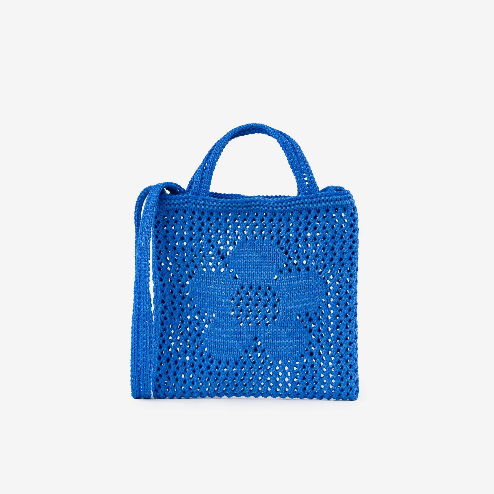 Flower Raffia Mini Tote sold by Verloop LLC product image thumbnail 5