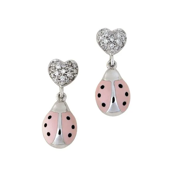 Ladybug Heart Earrings sold by Aaron Basha