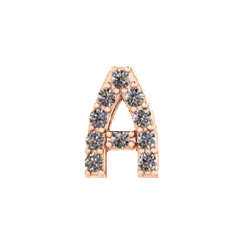 Rose gold | Pave Letters sold by Aaron Basha