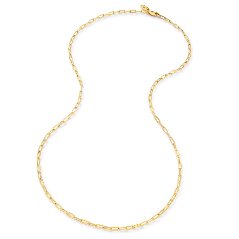 Gold Vermeil Link Necklace sold by Aaron Basha