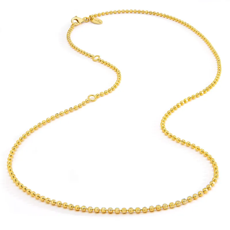 Vermeil Faceted Ball Chain sold by Aaron Basha