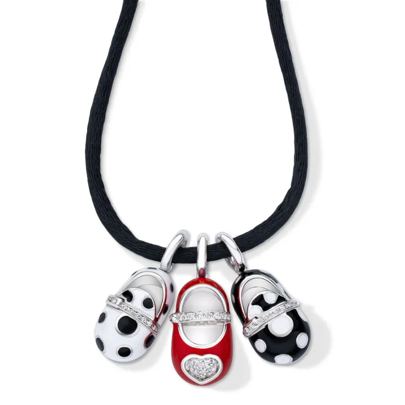 Loafer & Red Heart Shoe Necklace sold by Aaron Basha