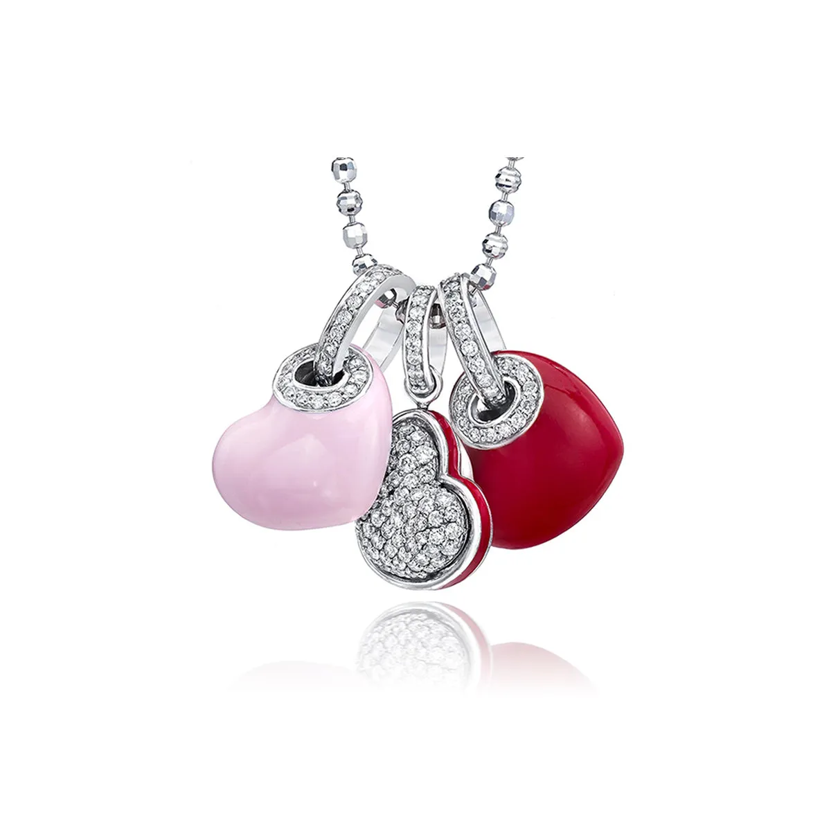 Floating Heart Necklace sold by Aaron Basha