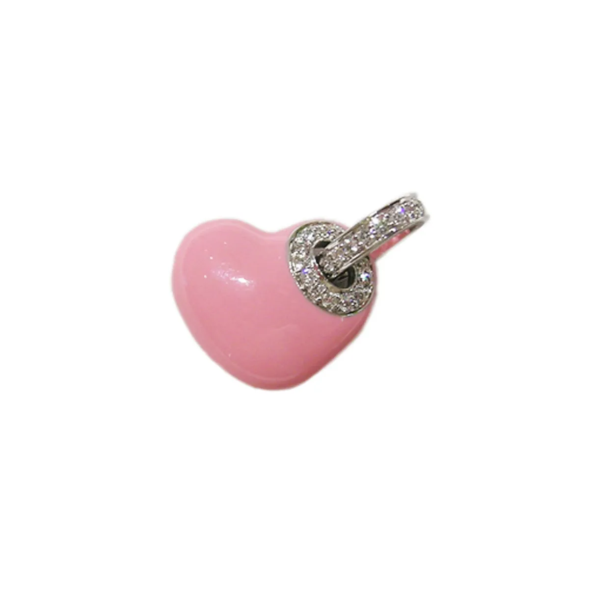 Floating Heart Necklace sold by Aaron Basha product image thumbnail 3