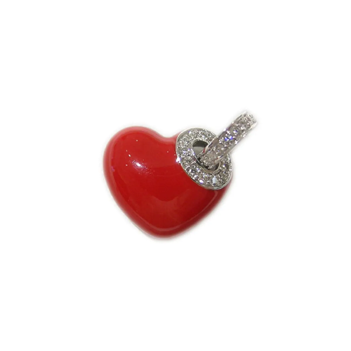 Floating Heart Necklace sold by Aaron Basha product image thumbnail 2