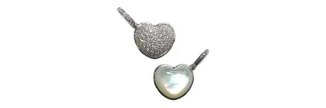 Floating Heart Necklace sold by Aaron Basha product image thumbnail 4