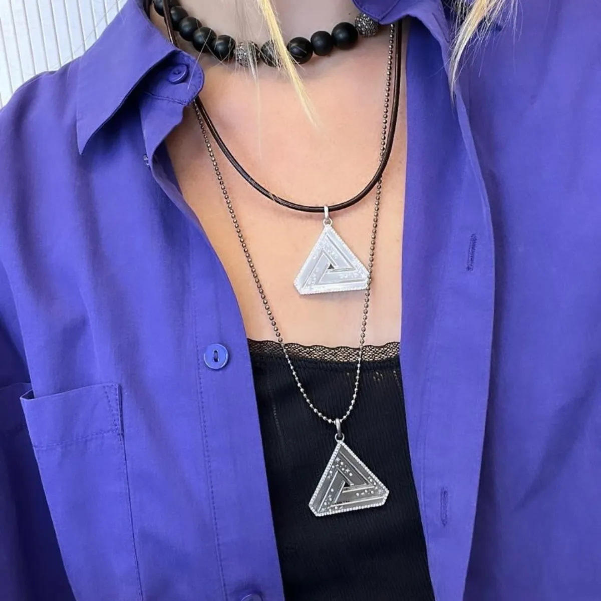 Large Abracadabra Silver Triangle Series 5 sold by Aaron Basha product image thumbnail 4