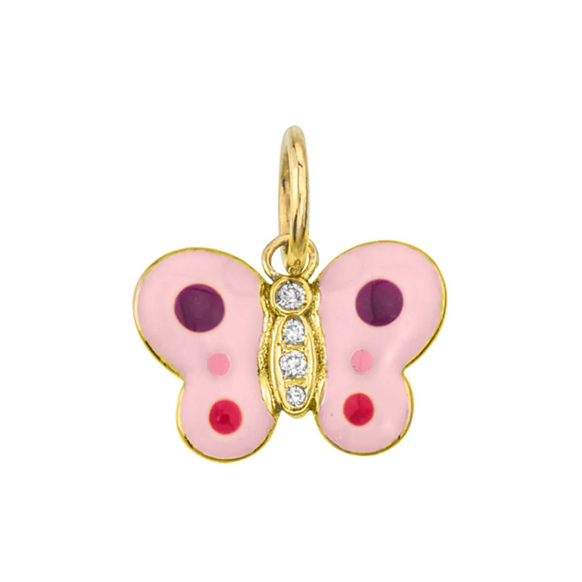 Butterfly Polka Dot Small Charm sold by Aaron Basha