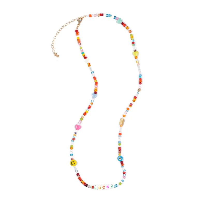 Colorful Beaded Lucky Necklace sold by Aaron Basha