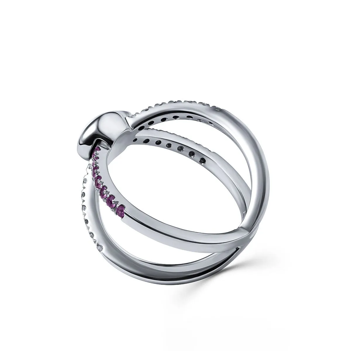 Criss Cross Eye Ring sold by Aaron Basha product image thumbnail 2