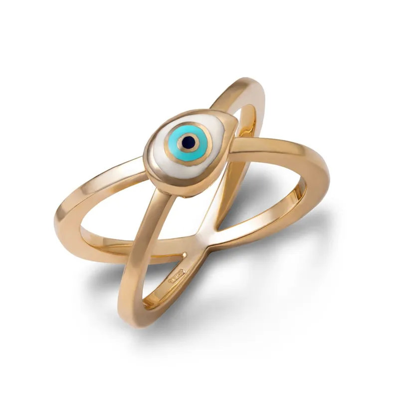Criss Cross Eye Ring sold by Aaron Basha