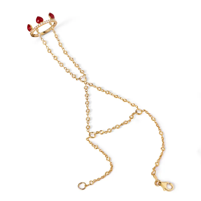 Heart Ring Chain sold by Aaron Basha